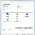 Screenshot Desktop Arbeitsplatz / Computer hinzufügen